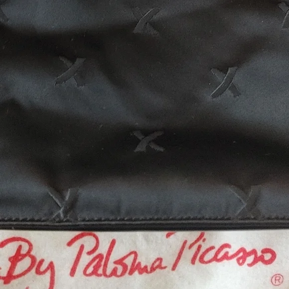 Paloma Picasso Small Nylon & Leather Handbag - Picture 9 of 16